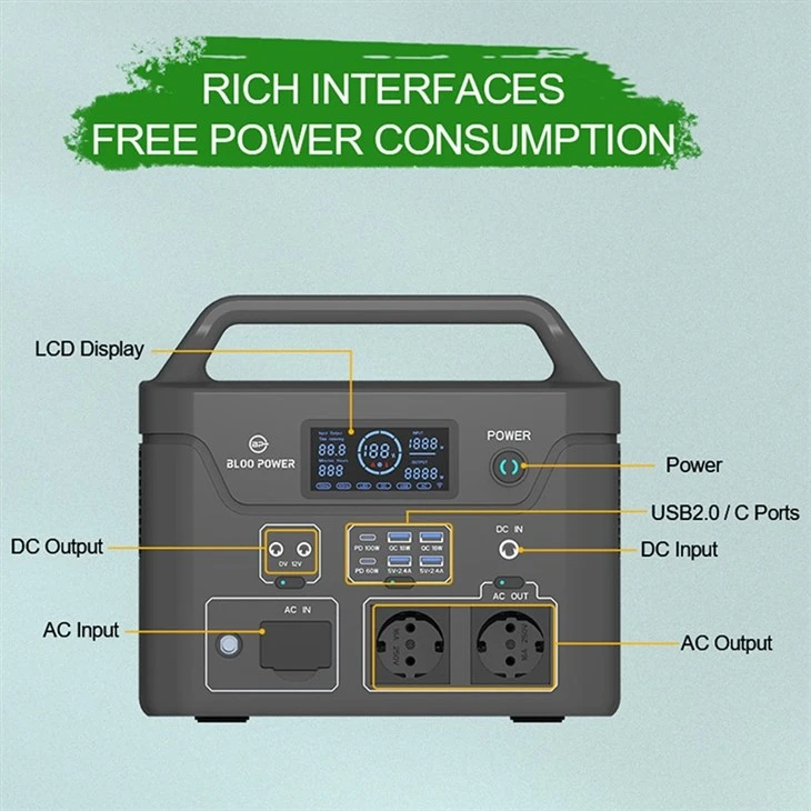 AC Input Output Battery-1